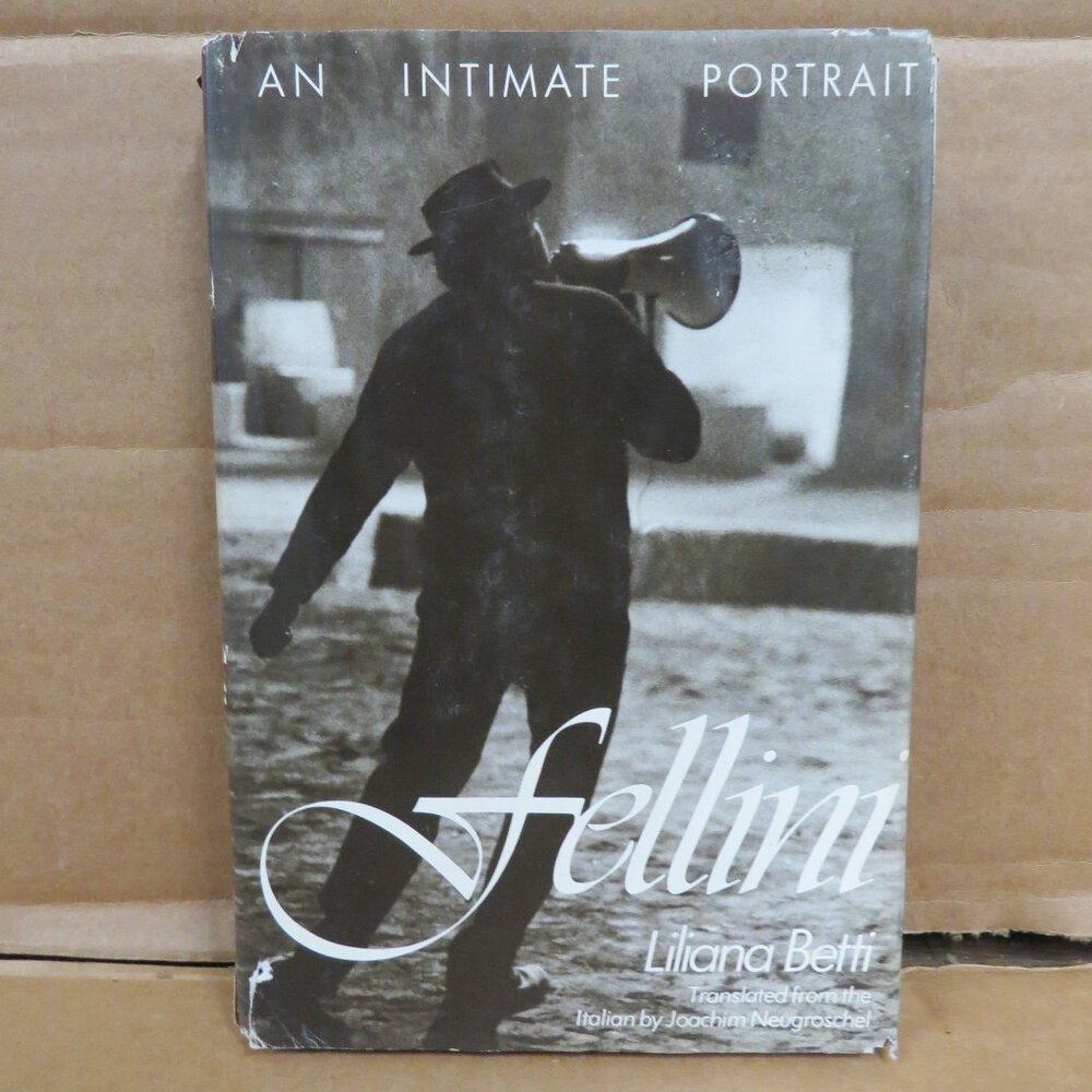Fellini: An Intimate Portrait 1979 1st English Ed Liliana Betti HCDJ Biography